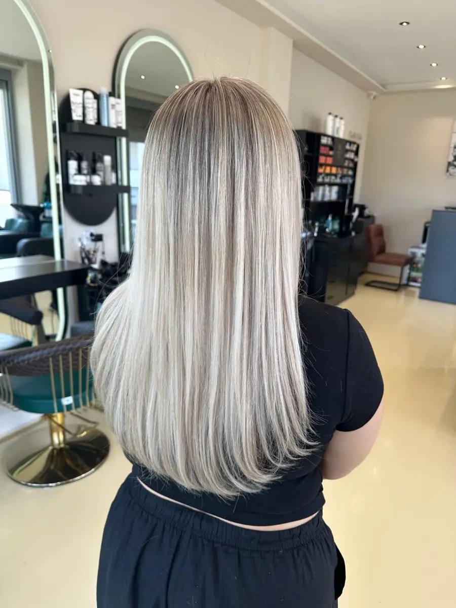 Airtouch in hellem Blond